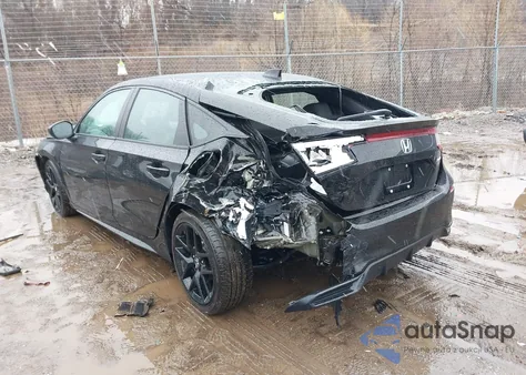 2025 Honda Civic Sport из США, поврежденный, VIN 19XFL2H80SE004793